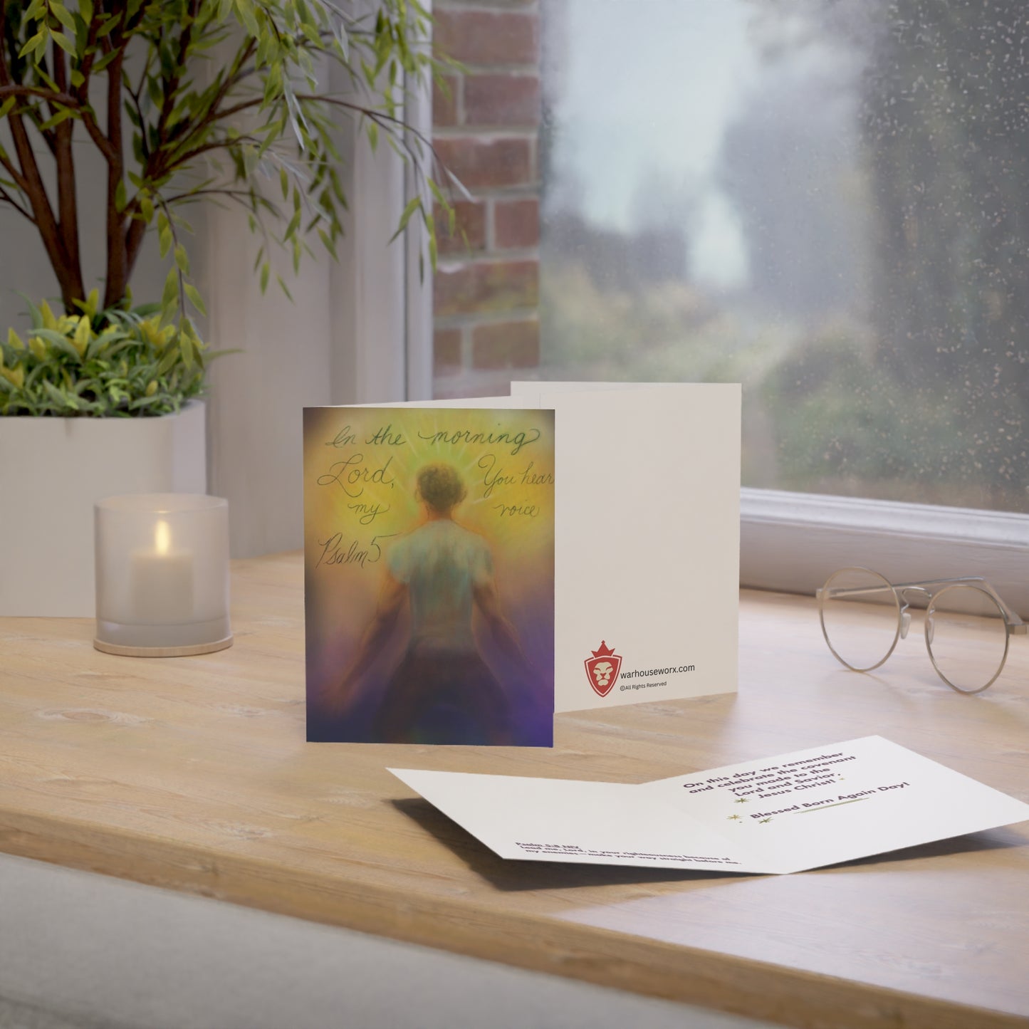 Psalm 5 Greeting Cards (1, 10, 30, and 50pcs)