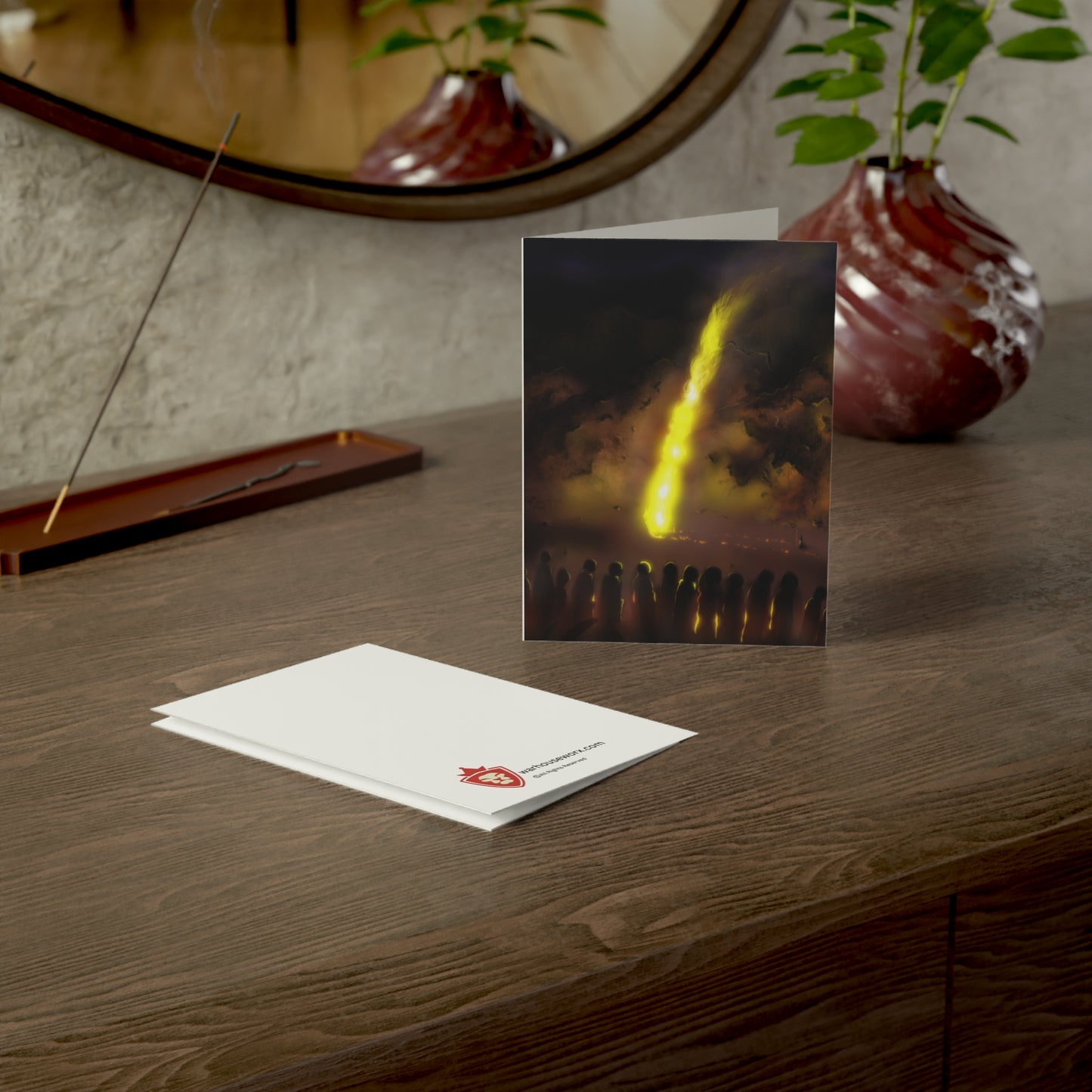 Pillar of Fire Greeting Cards (1, 10, 30, and 50pcs)